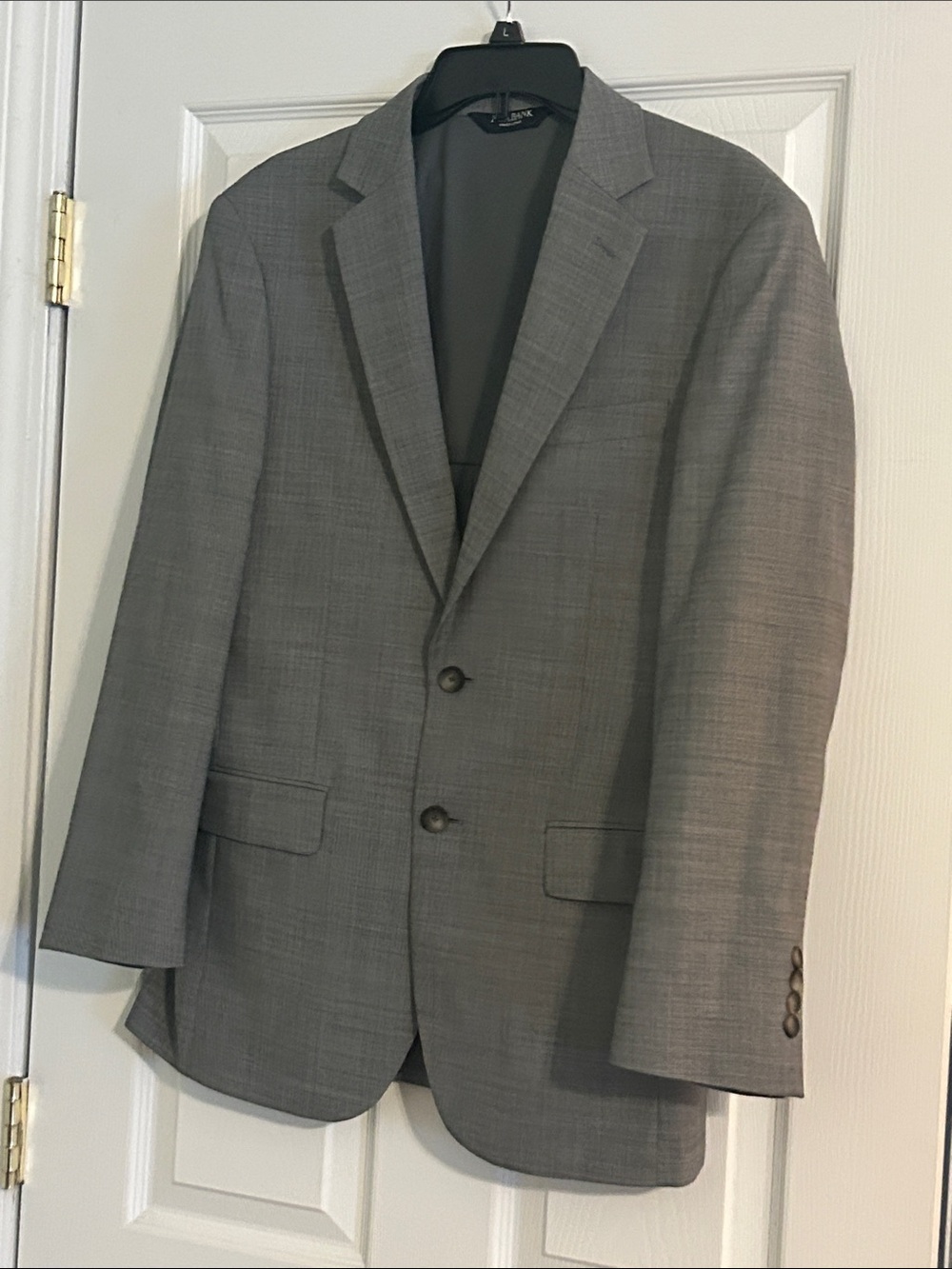 Jos. A. Bank Men's Light Gray Two-Button Suit Jacket
